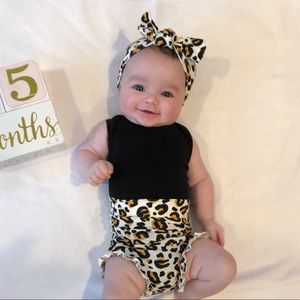 Spearmint love leopard outfit